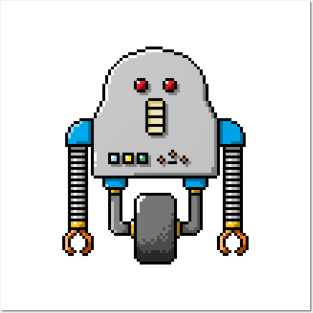 Pixel Robot 215 Posters and Art